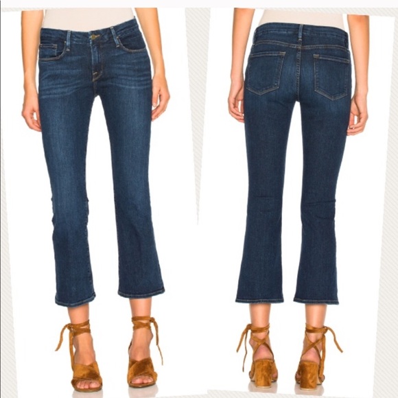 frame boot cut jeans